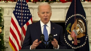 Joe Biden dió un discurso este martes desde la Casa Blanca. (Foto: CNN en Español)