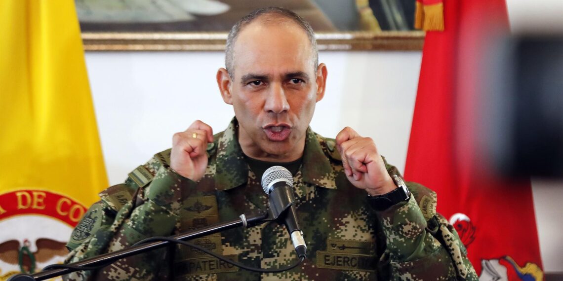 Foto de archivo del comandante del Ejército de Colombia, General Eduardo Zapateiro. EFE/ Mauricio Dueñas Castañeda