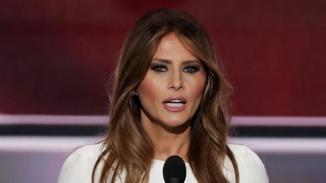 Melania Trump referred to a second term as first lady