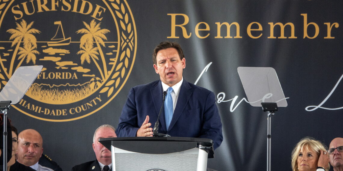 El gobernador de Florida, el republicano Ron DeSantis, en una fotografía de archivo. EFE/Cristobal Herrera-Ulashkevich