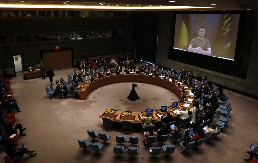 Fotografía de archivo de una sesión del Consejo de Seguridad de la ONU. EFE/EPA/PETER FOLEY