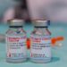 Vista de algunas dosis de la vacuna Moderna contra la covid-19, en una fotografía de archivo. EFE/JAVIER BELVER