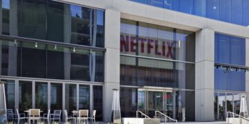Fotografía cedida por Netflix donde se aprecia la fachada de su sede en Los Ángeles, California (Estados Unidos). EFE/ Netflix