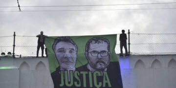 Manifestaciones exigiendo justicia por los asesinatos en Río de Janeiro (Créditos: Getty Images)