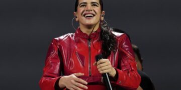 La cantante Rosalía durante el concierto de su gira Motomami World Tour, en una fotografía de archivo. EFE/Alejandro García