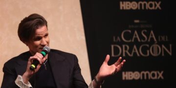 El actor Matt Smith, participa en una rueda de prensa de la serie "La casa del dragón" en una imagen de archivo. EFE/Sáshenka Gutiérrez