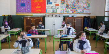 Escolares de nivel primaria en Uruguay (Créditos: Getty Images)