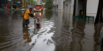 Inundaciones en Miami en junio del 2022 (Créditos: Getty Images)