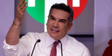Alejandro Moreno, dirigente del PRI (Créditos: Getty Images)