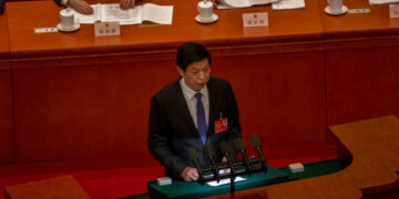 Miembro del Politburó del partido comunista chino, Li Zhanshu (Créditos: Getty Images)
