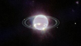 El planeta Neptuno captado por el telescopio James Webb (Fuente: NASA)