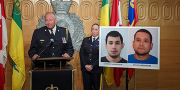 Policía de Canadá presenta a los dos sospechosos (Twitter)
