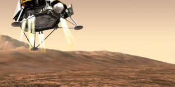 Replica digital del InSight que llegó a Marte en 2018 (Créditos: Getty Images)