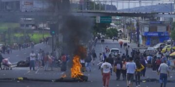 Las protestas iniciadas en junio de 2022 ocasionaron pérdidas millonarias al gobierno de Ecuador (Créditos: AFP)