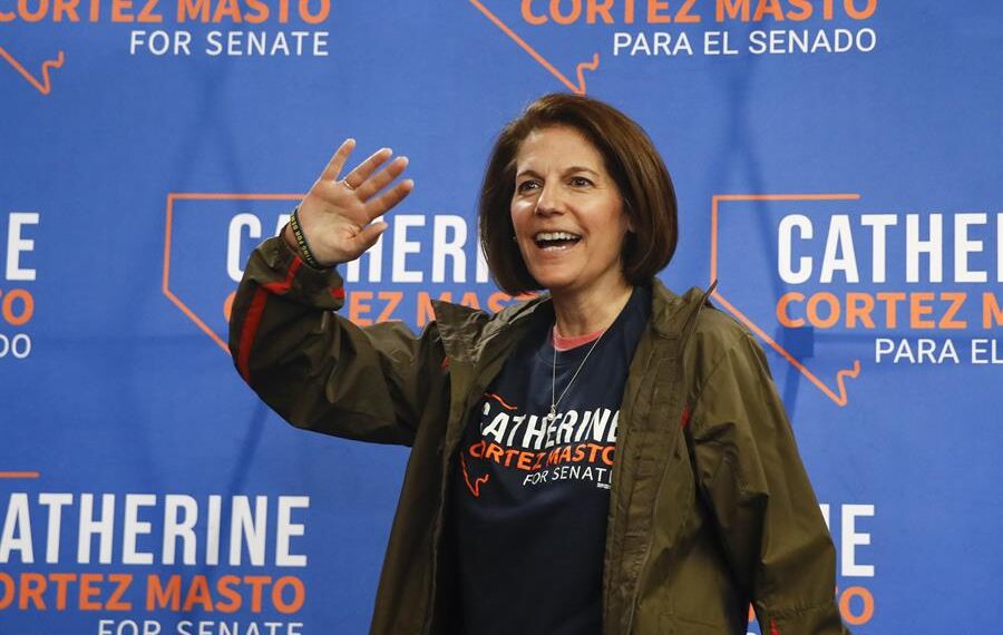 La senadora demócrata por Nevada, Catherine Cortez Masto. EFE/EPA/Caroline Brehman