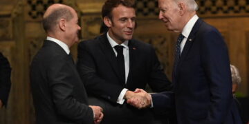 El presidente francés, Emmanuel Macron, ya se ha reunido con Joe Biden anteriormente en el extranjero (Créditos: Getty Images)