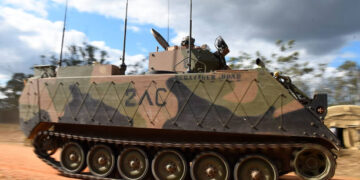 Texas habría solicitado el despliegue de los vehículos blindados M113 (Créditos: Getty Images)