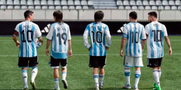 Adidas lanzó un spot en el que junta a cinco versiones de Messi (Adidas)