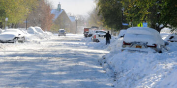Una tormenta de nieve cubrió gran parte de la localidad de Buffalo, en el oeste del estado de Nueva York (Créditos: Getty Images)
