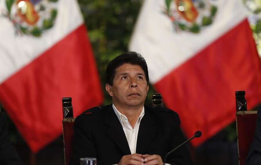 El presidente de Perú, Pedro Castillo, en una fotografía de archivo. EFE/ Paolo Aguilar