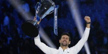 Italy Tennis ATP Finals. Novak Djokovic har vundet ATP Finals fem gange før, men sidste gang han løftede trofæet, var i 2015.