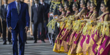 El presidente de Estados Unidos, Joe Biden, llegó a Bali para participar en la cumbre del G20 (Créditos: Getty Images)
