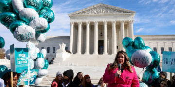 Lorie Smith se volvió mediática luego de llevar su caso hasta la Corte Suprema de Estados Unidos (Créditos: Getty Images)