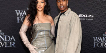 Rihanna compartió la primera imagen del hijo que tuvo junto son ASAP Rocky (Créditos: Getty Images)