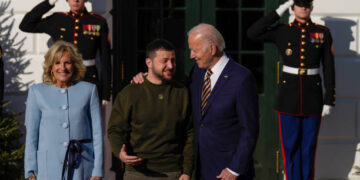 El presidente de Ucrania, Volodimir Zelenski, llegó a Estados Unidos para reunirse con Joe Biden y el congreso estadounidense (Créditos: Getty Images)
