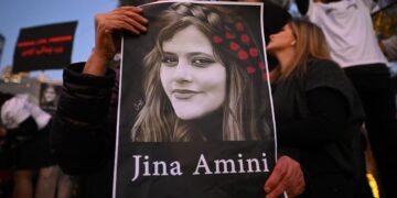 Imagen de Archivo de una protesta por la muerte de la joven iraní Masha Amini en Melbourne (Australia)