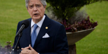 El presidente de Ecuador, Guillermo Lasso, defendió su propuesta de referéndum (Créditos: Getty Images)