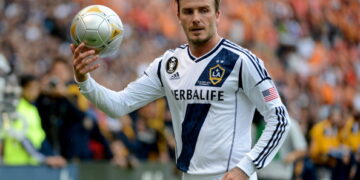 CARSON, CA - DECEMBER 01:  David Beckham #23 of Los Angeles Galaxy looks on while taking on the Houston Dynamo in the 2012 MLS Cup at The Home Depot Center on December 1, 2012 in Carson, California.  (Photo by Harry How/Getty Images)