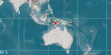 El sismo fue detectado en una isla de Indonesia el martes en la mañana (Difusión)