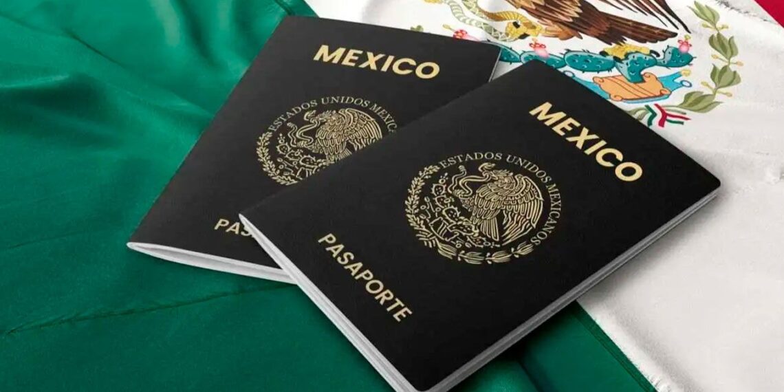 Pasaporte mexicano. Crédito: difusión