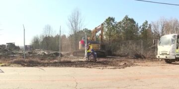 La construcción del proyecto conocido como "Cop City" ya ha comenzado (Foto: FOX 5 Atlanta)