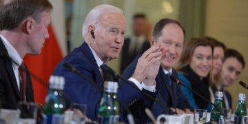 Joe Biden se encuentra en Polonia para participar de una reunión entre los estados del este de la OTAN (Foto: EFE)