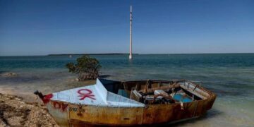 Desde finales del año pasado se hizo común encontrar balsas abandonadas que fueron usadas por migrantes (Foto: Getty Images)