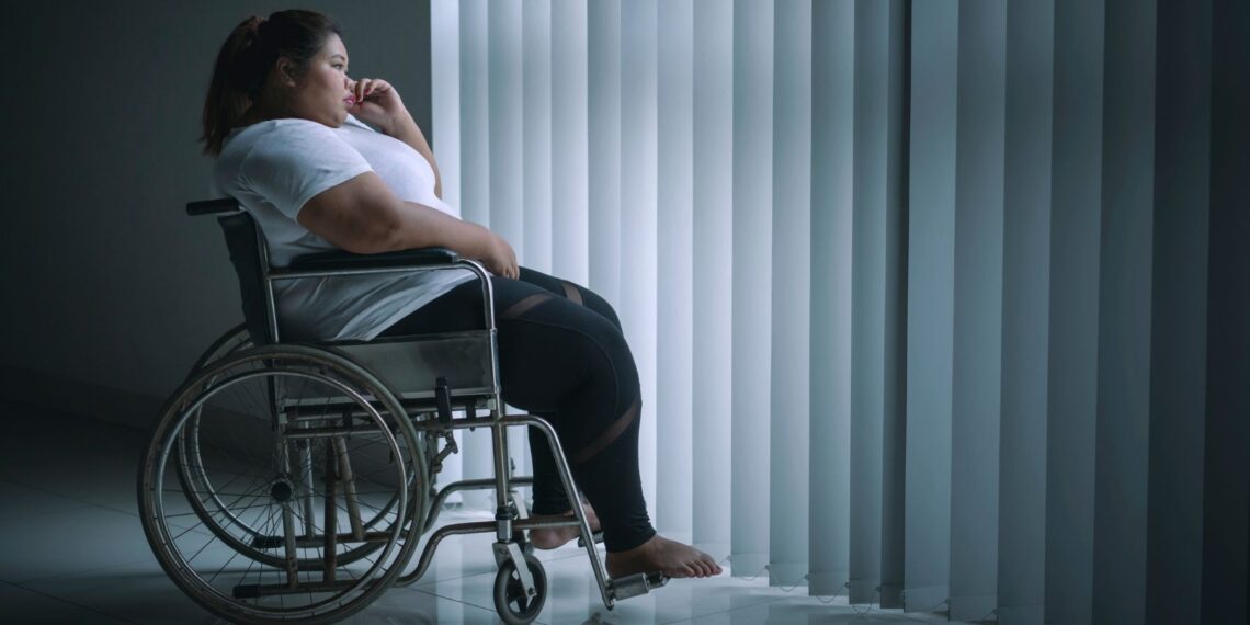 Los pacientes incapacitados en cama o silla de ruedas, casi siempre presentan aumento de peso. Créditos: difusión