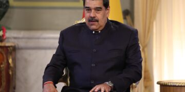 Fotografía de archivo en la que se registró al presidente de Venezuela, Nicolás Maduro, en Caracas (Venezuela). EFE/Miguel Gutiérrez