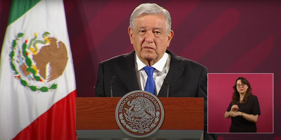El presidente mexicano López Obrador en su rueda de prensa matutina del 22 de marzo de 2023. Captura: Youtube/@lopezobrador