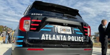 Un patrullero del Departamento de Policía de la Ciudad de Atlanta. Foto: Facebook/@AtlantaPoliceDpt