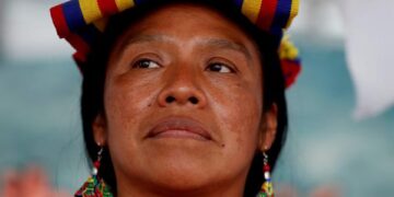 La líder indígena guatemalteca Thelma Cabrera agotó todas las instancias legales para revertir la imposibilidad de su candidatura (Foto: EFE)