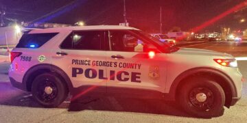 Un patrullero de la Policía del Condado de Prince George. Foto: Facebook/@PGPDNews.