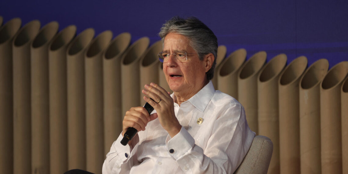 El presidente de Ecuador, Guillermo Lasso, en una fotografía de archivo. EFE/ Orlando Barría