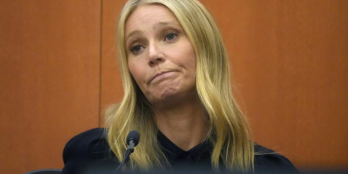La actriz Gwyneth Paltrow testifica ante un jurado, en Park City, Utah (EE.UU.), este 24 de marzo de 2023. EFE/EPA/Rick Bowmer/Pool
