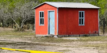 Casa de seguridad donde fueron localizados cuatro estadounidenses secuestrados en Matamoros. Foto de EFE / Archivo