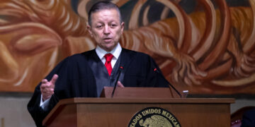 Fotografía de archivo del ministro presidente de la Suprema Corte de Justicia de la Nación (SCJN), Arturo Zaldívar. EFE/ Isaac Esquivel