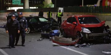 Accidente de tránsito en Naucalpan, Estado de México. Foto: Especial/ EL UNIVERSAL.
