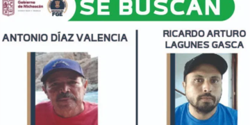 Activistas desaparecidos de Michoacán. Foto de FGE Michoacán