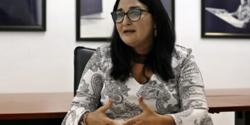 La subdirectora para EE.UU. del Ministerio de Relaciones Exteriores de Cuba, Johana Tablada, en una fotografía de archivo. EFE/ Ernesto Mastrascusa
